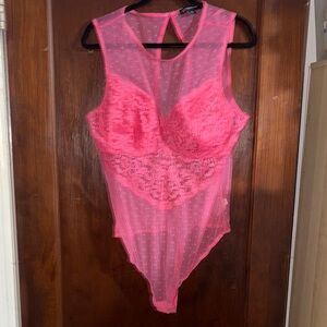 INC International Concepts Pink Lace Chemise